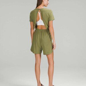 Lululemon Lightweight High-Neck Romper in Bronze Green NWT 8 SOLD OUT